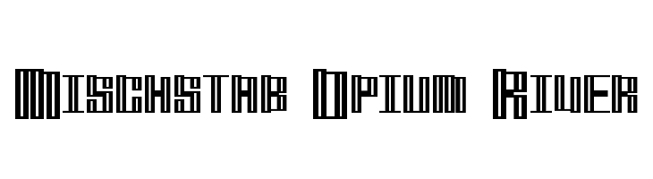Mischstab Opium River  Frei Schriftart Herunterladen