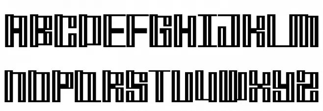 Mischstab Opium River Schriftart Groß