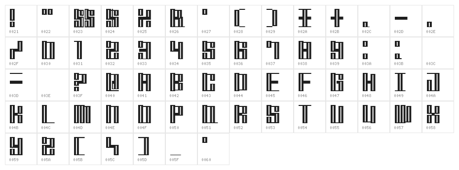 Mischstab Opium River Character Map