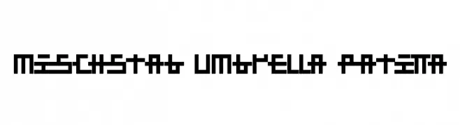 Mischstab Umbrella Patina  Free Fonts Download