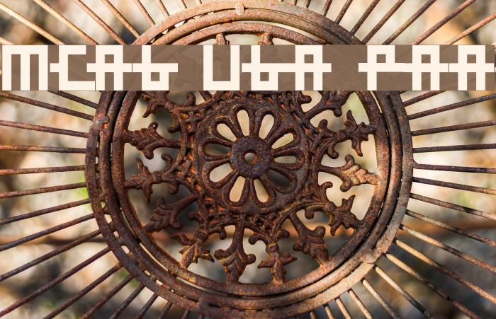 Mischstab Umbrella Patina Font examples