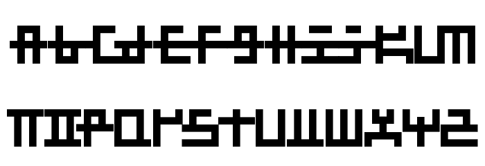 Mischstab Umbrella Patina Font LOWERCASE