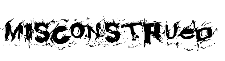 Misconstrued  नि: शुल्क फ़ॉन्ट्स डाउनलोड