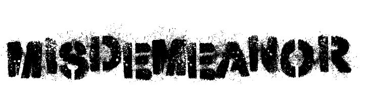 Misdemeanor Font