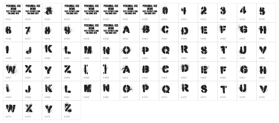 Misdemeanor Character Map