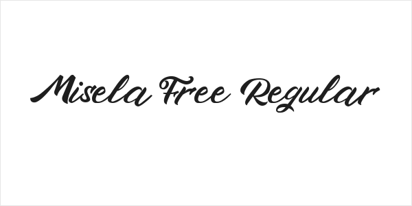 Misela Free Regular Logo