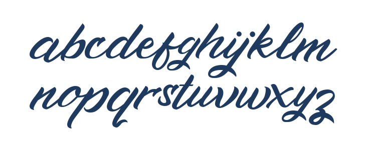 Misela Free Regular Lowercase