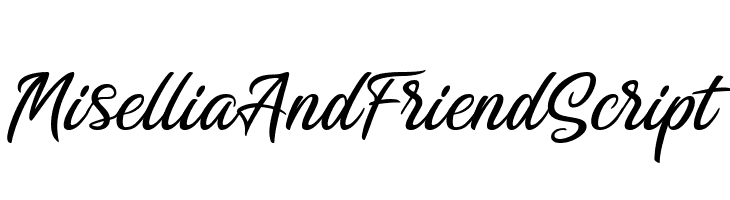 Misellia And Friend Script  لخطوط تنزيل