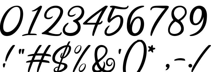 Misellia And Friend Script Font OTHER CHARS