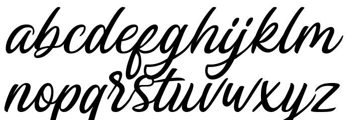 Misellia And Friend Script Font LOWERCASE