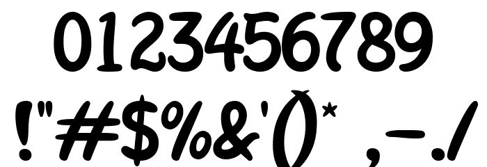 Misellia And Friend Font OTHER CHARS