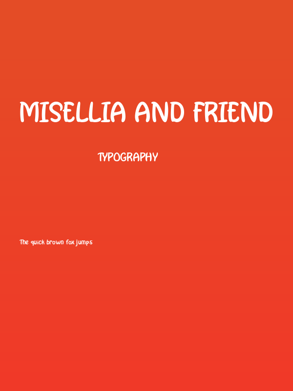Misellia And Friend Poster
