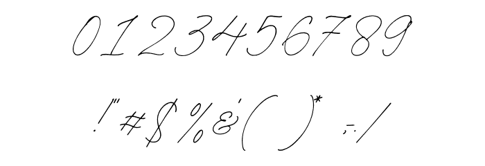 Miserable Emillia Font OTHER CHARS
