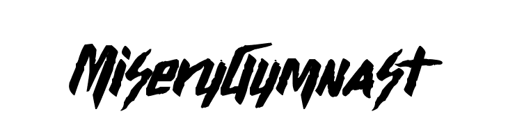 Misery Gymnast  नि: शुल्क फ़ॉन्ट्स डाउनलोड