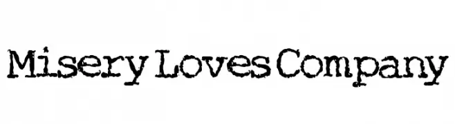 Misery Loves Company  les polices de caractères gratuit tlcharger