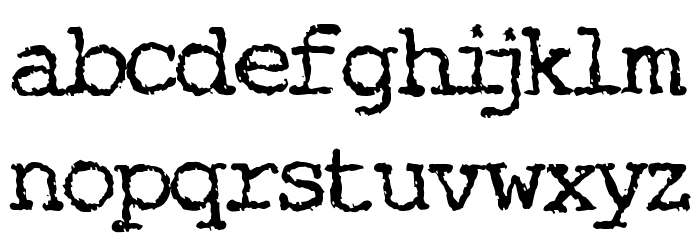 Misery Loves Company Font LOWERCASE