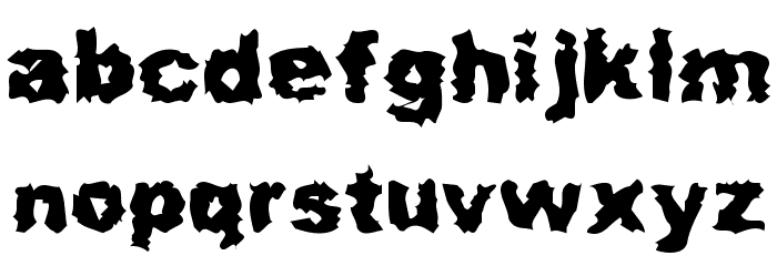 Misfit Font LOWERCASE