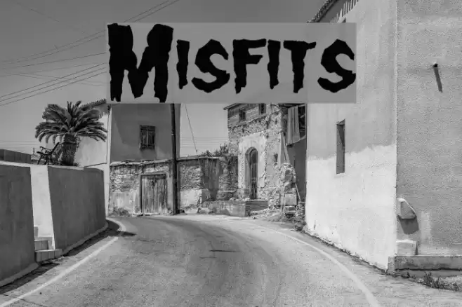 Misfits Font examples