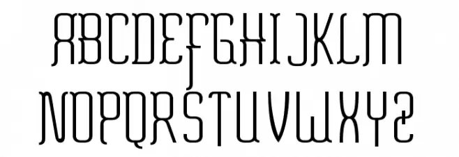 Misfortune 字体 大写