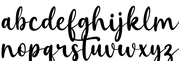 Misha Salma Font LOWERCASE