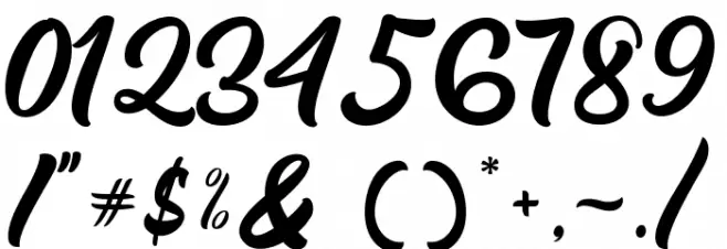 Mishaland Font OTHER CHARS