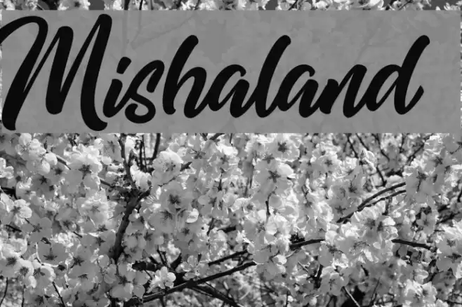 Mishaland Font examples