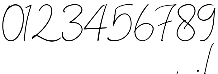 Mishelblanch Demo Font OTHER CHARS