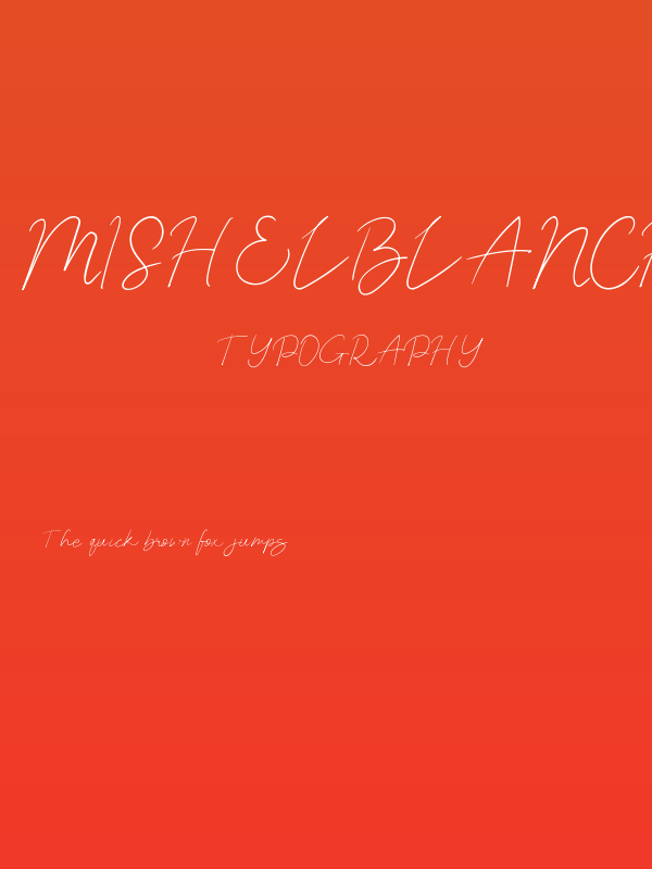 Mishelblanch Demo Poster