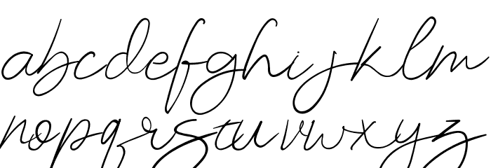 Mishelblanch Demo Font LOWERCASE