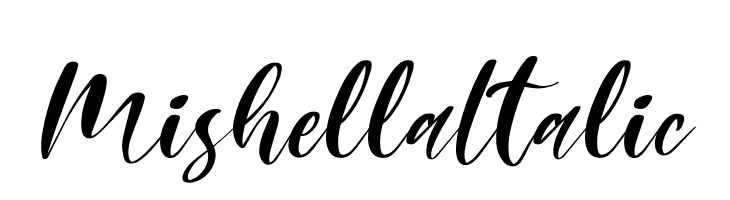 Mishella Italic  Descarca Fonturi Gratis