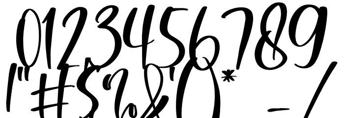 Mishella Font OTHER CHARS