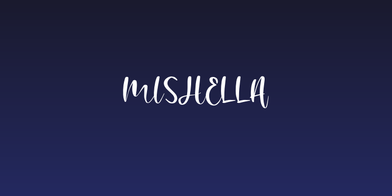 Mishella Social Header