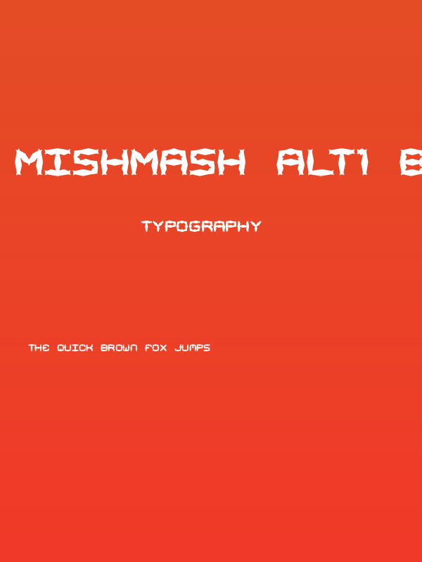 Mishmash ALT1 BRK Poster