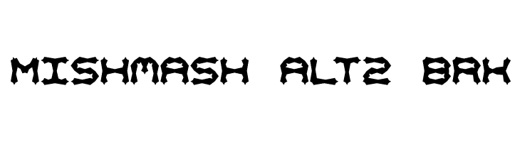 Mishmash ALT2 BRK Font