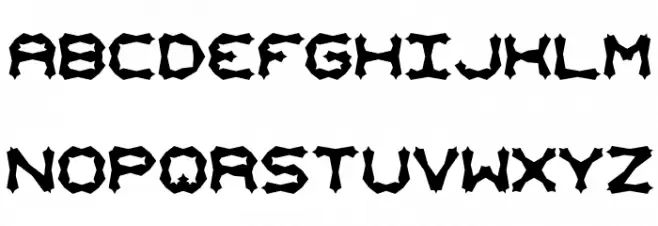 Mishmash ALT2 BRK Schriftart Groß