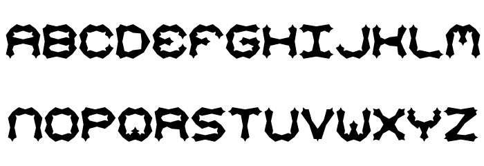 Mishmash ALT2 BRK Font LOWERCASE
