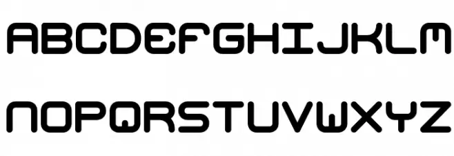 Mishmash BRK Schriftart Kleinbuchstaben