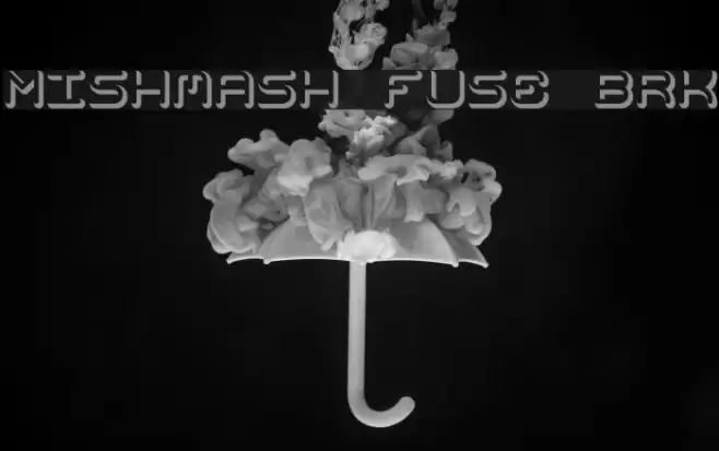 Mishmash Fuse BRK Schriftart examples