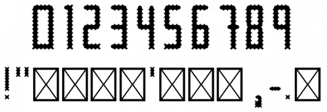 Mishu Regular Font OTHER CHARS