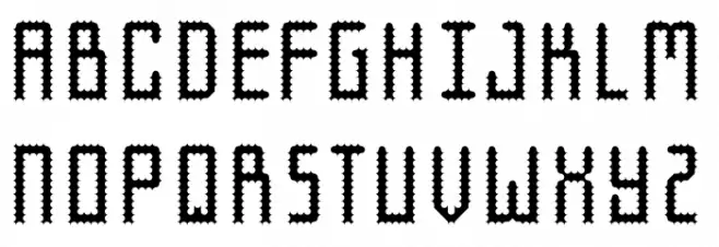 Mishu Regular 字体 大写
