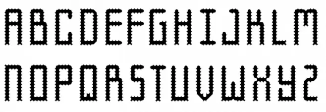 Mishu Regular フォント 大文字