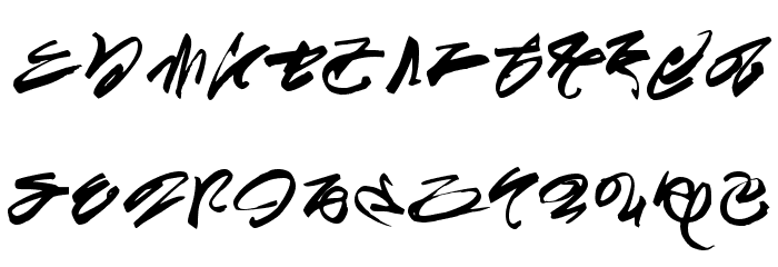 Miskatonic Font LOWERCASE