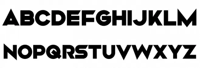 Mismo Black Schriftart Groß