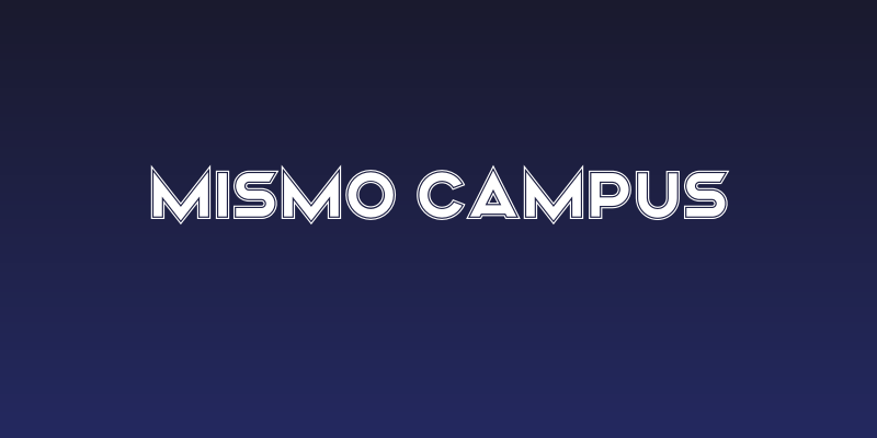 Mismo Campus Social Header