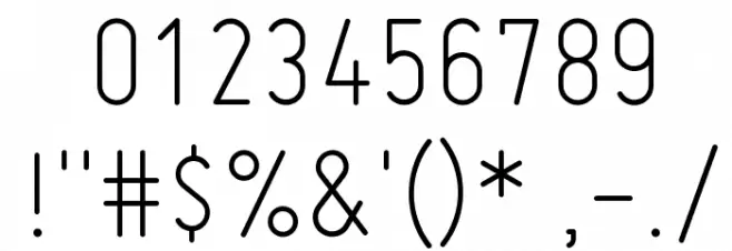 Miso Light Font OTHER CHARS