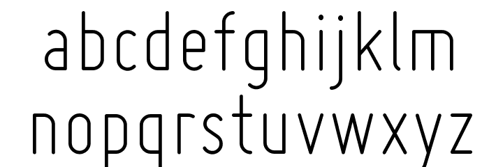 Miso Light Font LOWERCASE