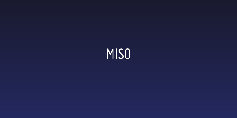 Miso Social Header