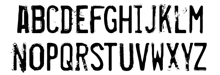 Misproject Font LOWERCASE
