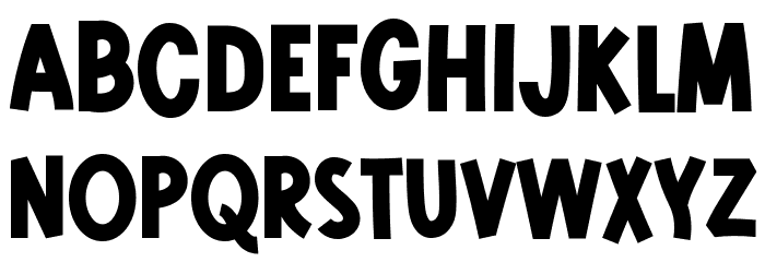 Misrow Font UPPERCASE
