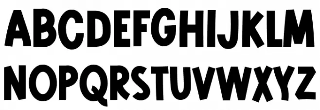 Misrow Font LOWERCASE